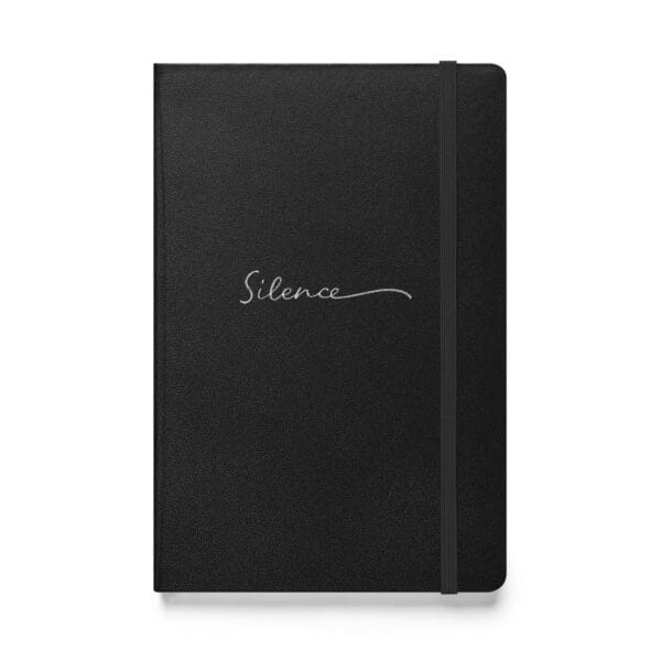 Silence Hardcover bound notebook - Image 2