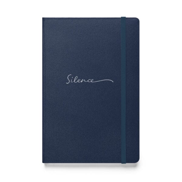 Silence Hardcover bound notebook
