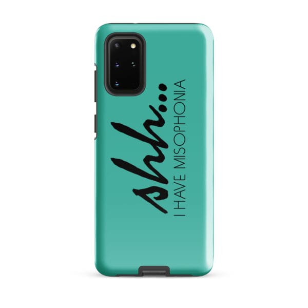 Shh… I Have Misophonia Tough case for Samsung® (Teal) - Image 4