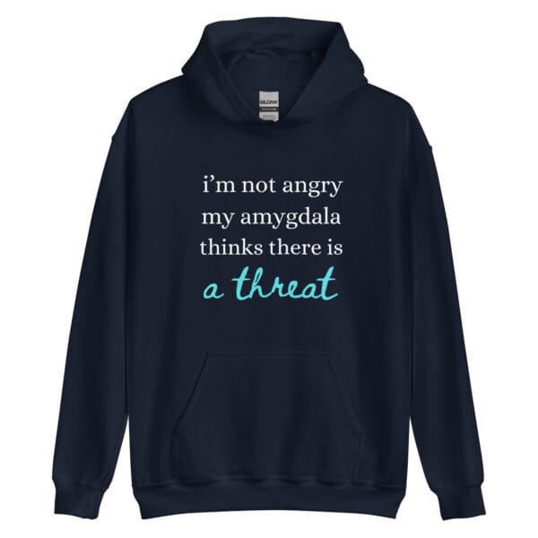 I'm Not Angry Unisex hoodie - Image 2