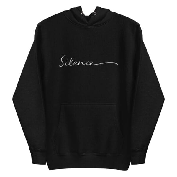 Silence Unisex hoodie - Image 2