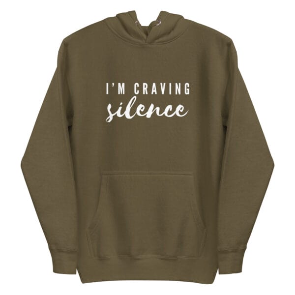 I'm Craving Silence Unisex hoodie - Image 8