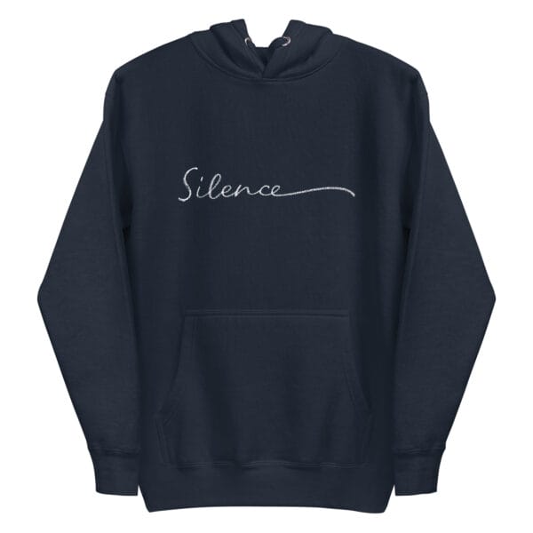 Silence Unisex hoodie - Image 3