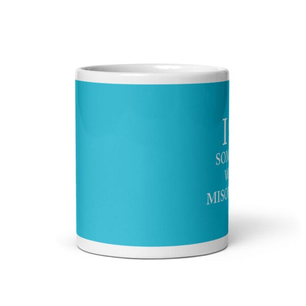 I ♥ Someone With Misophonia Mug (Blue) - Image 4