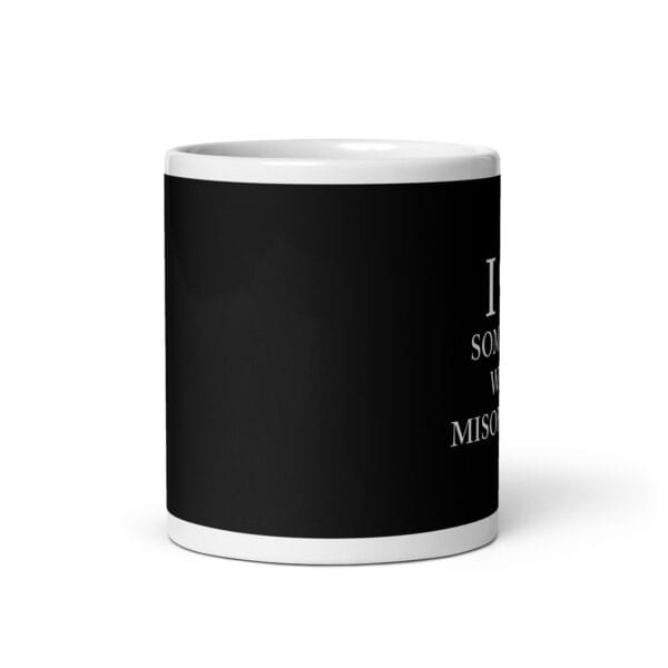 I ♥ Someone With Misophonia Mug (Black) - Image 3
