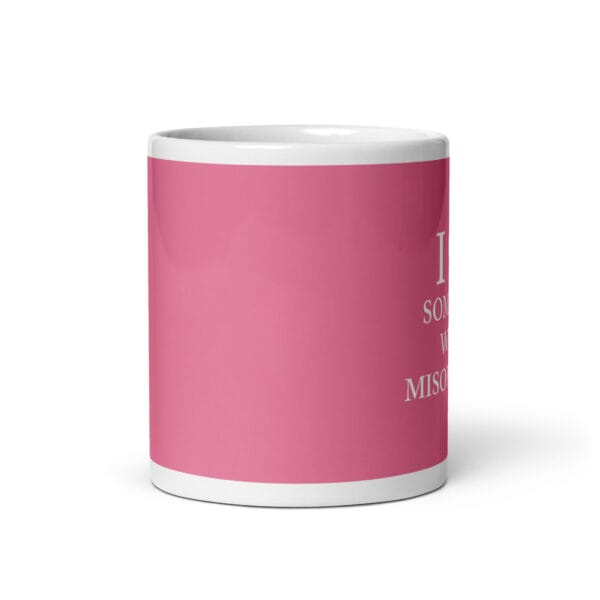I ♥ Someone With Misophonia Mug (Pink) - Image 3