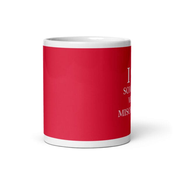 I ♥ Someone With Misophonia Mug (Red) - Image 3