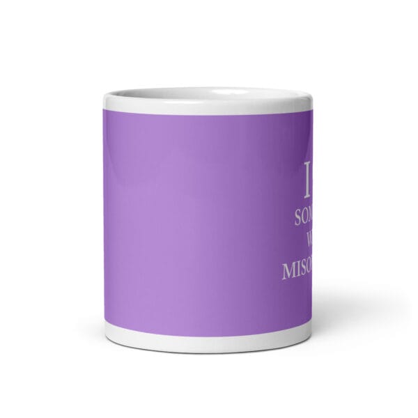 I ♥ Someone With Misophonia Mug (Purple) - Image 3