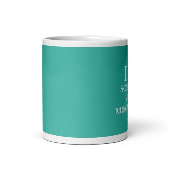 I ♥ Someone With Misophonia Mug (Teal) - Image 3