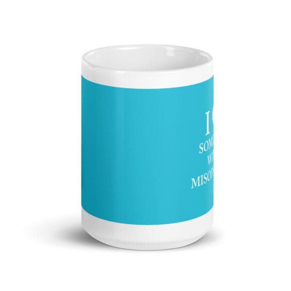 I ♥ Someone With Misophonia Mug (Blue) - Image 7